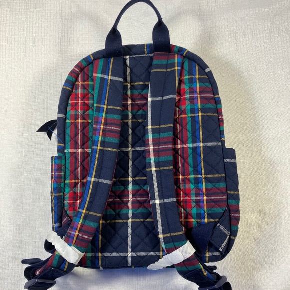 NWT Vera Bradley Tartan Plaid Scottie Dog Small Backpack - Picture 2 of 12